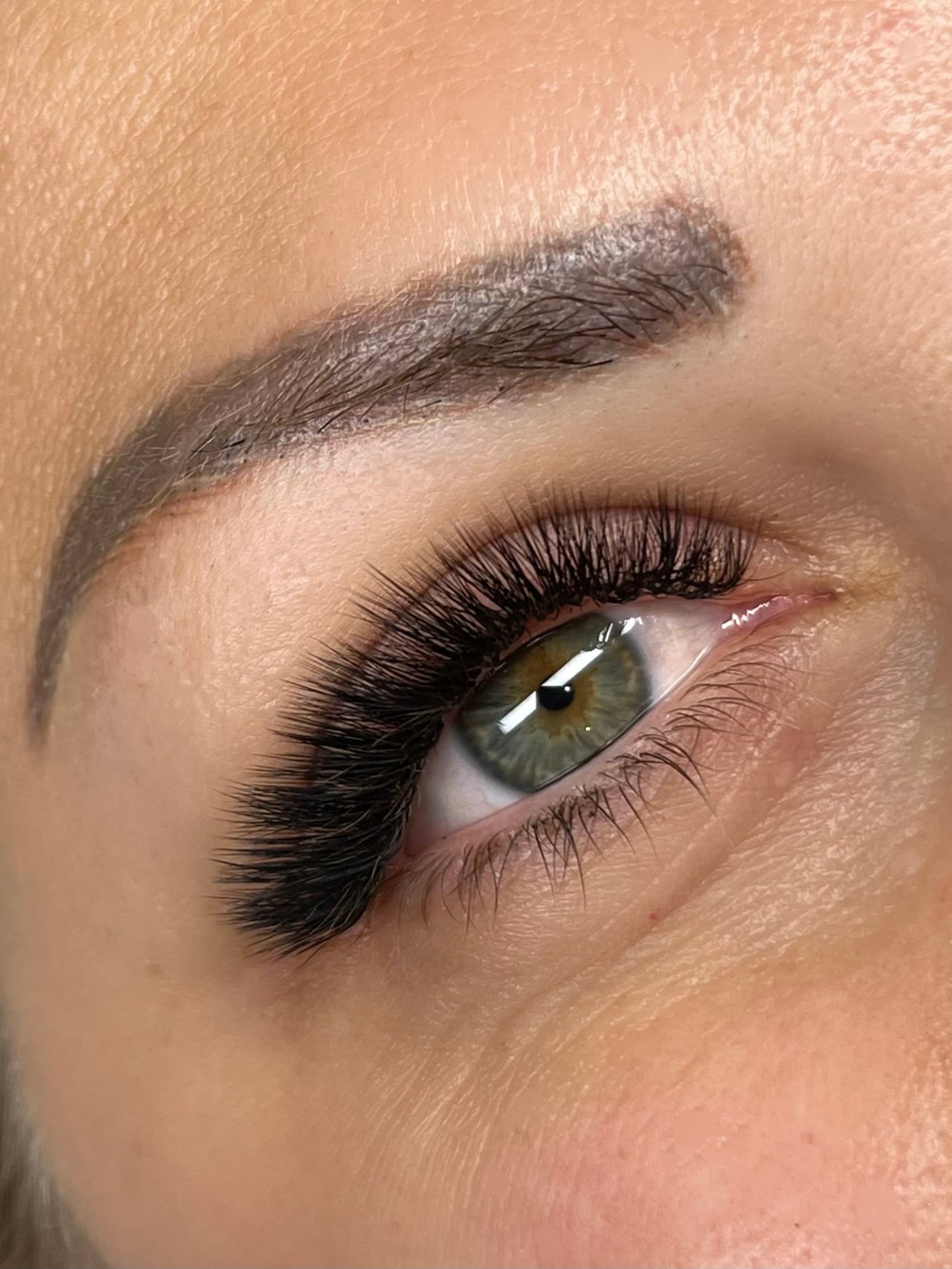 Lash extensions and brow styling by Lilit at SG Beauty, Vancouver WA